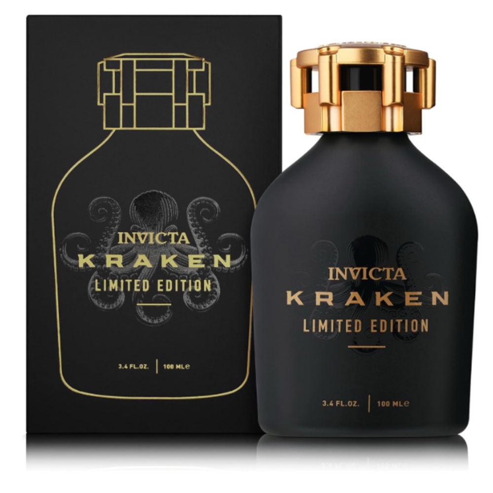 Invicta Kraken Limited Edition Men’s Eau de Parfum - Black/Gold